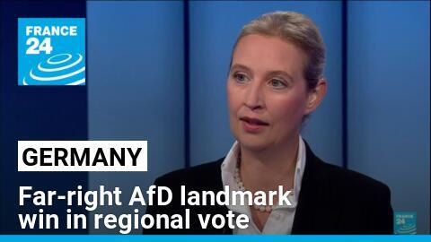 Germany's far-right AfD celebrates landmark win in regional vote